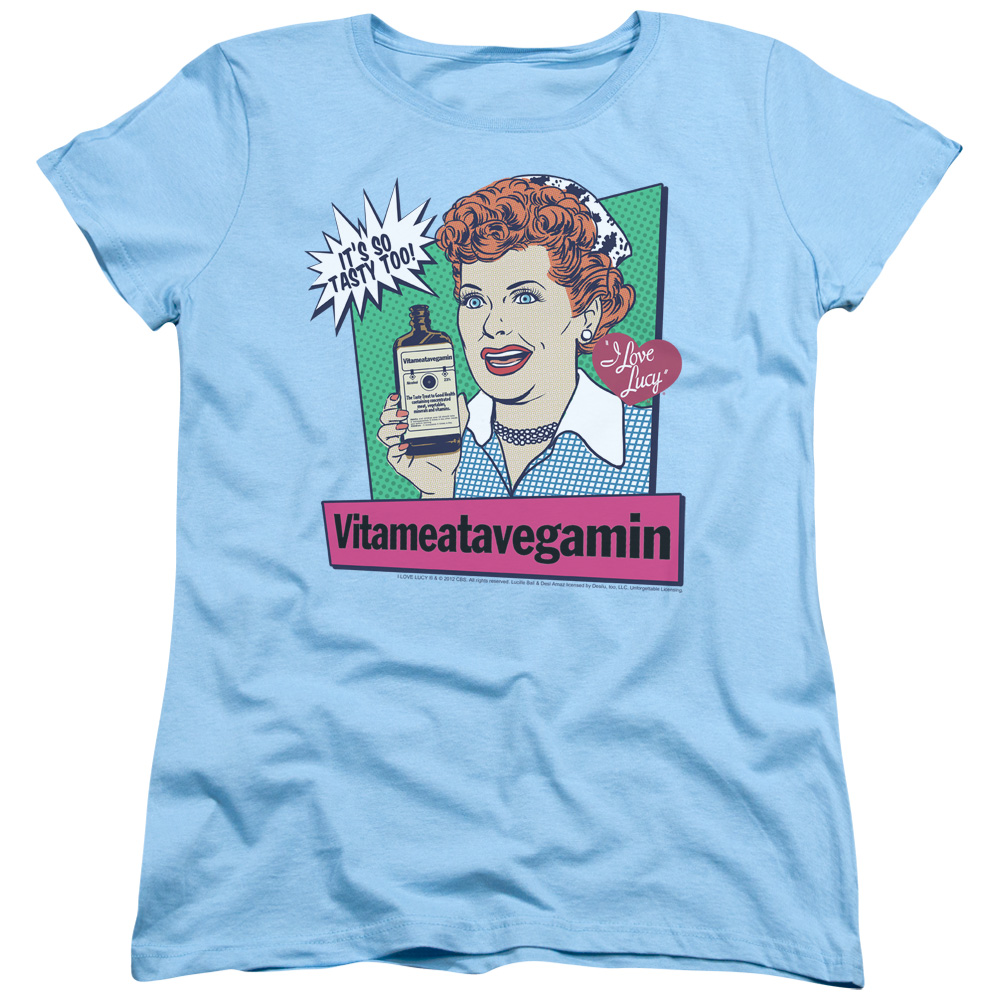 Vintage 90s 'I Love Lucy' Lucy Does a TV Commercial 'Vitameatavegamin' Graphic T-Shirt S